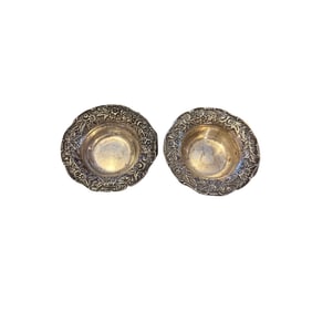 Kirk & Son Sterling Silver Nutshell Pot Trinket Dish