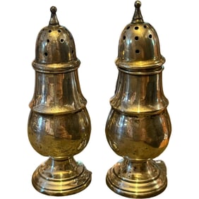 Webster Solid Sterling Silver Salt and Pepper Shakers