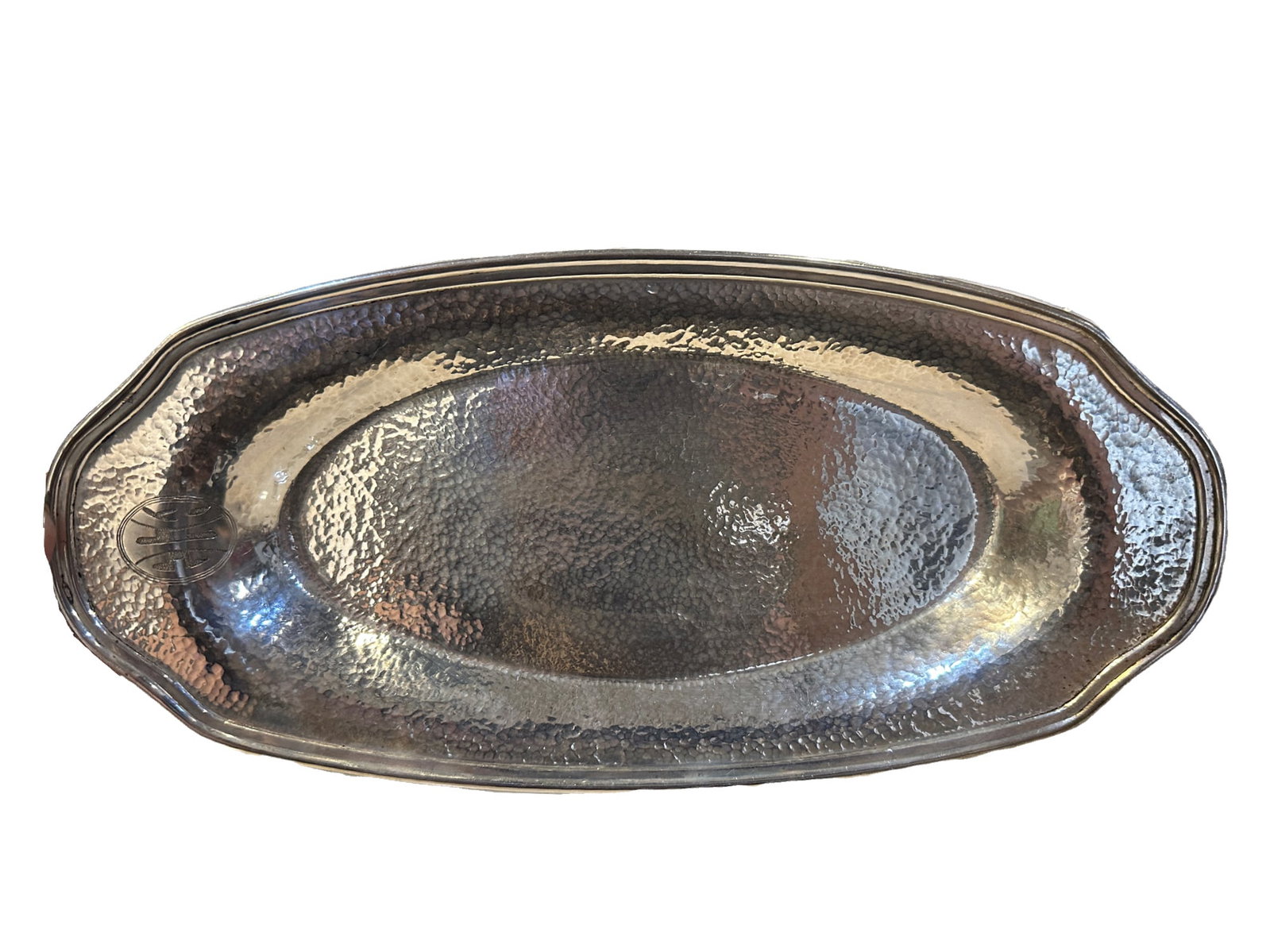 P. S. Co. Sterling Silver tray: P. S. Co. Sterling Silver tray weight 250 13"L in house shipping within the usa