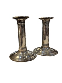 sterling silver Steiff candlesticks