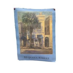 Signed John Doyle Poster - 82 Queen Street Charleston SC