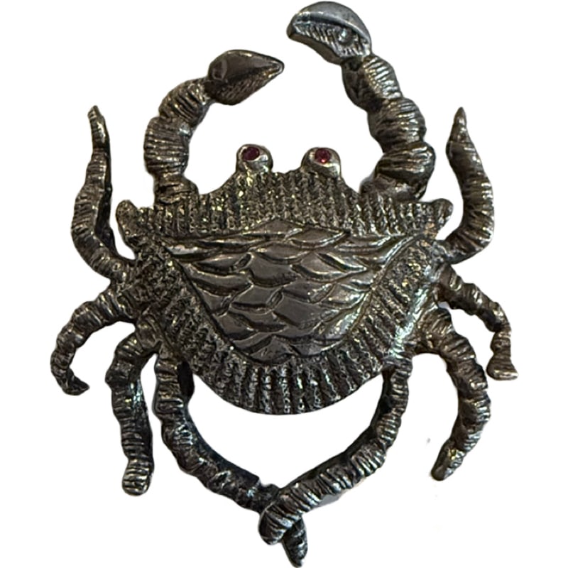 Sterling Silver Les Bernard Crab Brooch Pin: Sterling Silver Les Bernard Crab Measurements: 1.5”L Weight: 13.96 grams **IN HOUSE SHIPPING within the United States