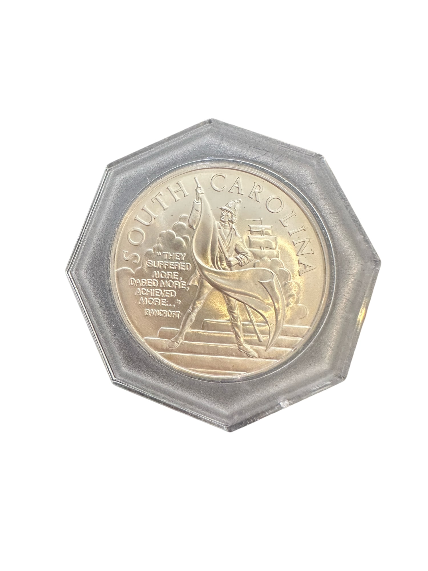 South Carolina State Proof 33 Gram Sterling 92.5% Silver Coin Round Collectible (1 of 2)