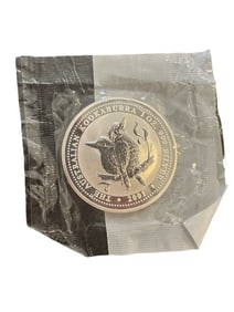 2001 Australia Kookaburra $1 Dollar 1 Ounce .999 Silver Coin