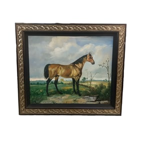 Amazing Horse Relief Frame with Horse Giclée Art