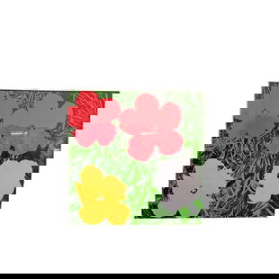Andy Warhol Flowers Sunday B. Morning: Andy Warhol was a leading figure in the Pop Art movement and a prominent American artist of the 20th century. His work challenged the boundaries between fine art and mass culture, elevating everyday o