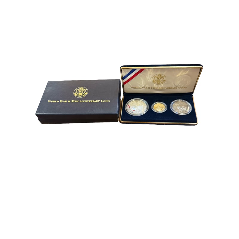 World War II 50th Anniversary Coins: World War II 50th Anniversary Coins