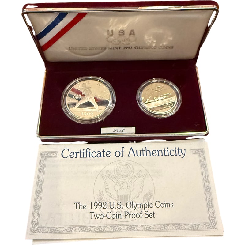 United States Mint 1992 Olympic Coins (1 of 3)