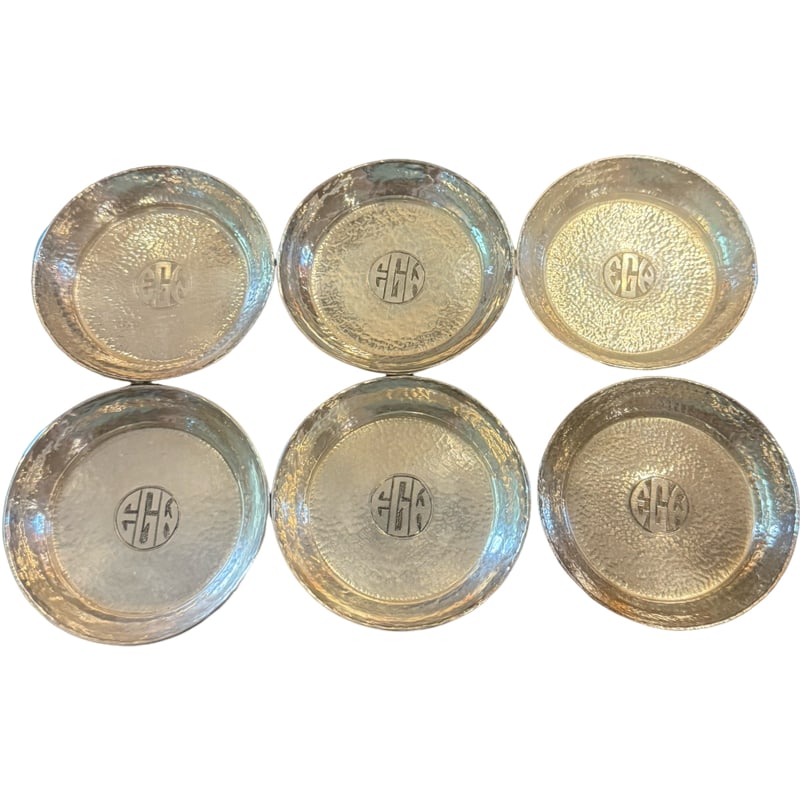 Sterling Silver Elizabeth Tudor Schofield Hammered Trinket Dishes (1 of 3)