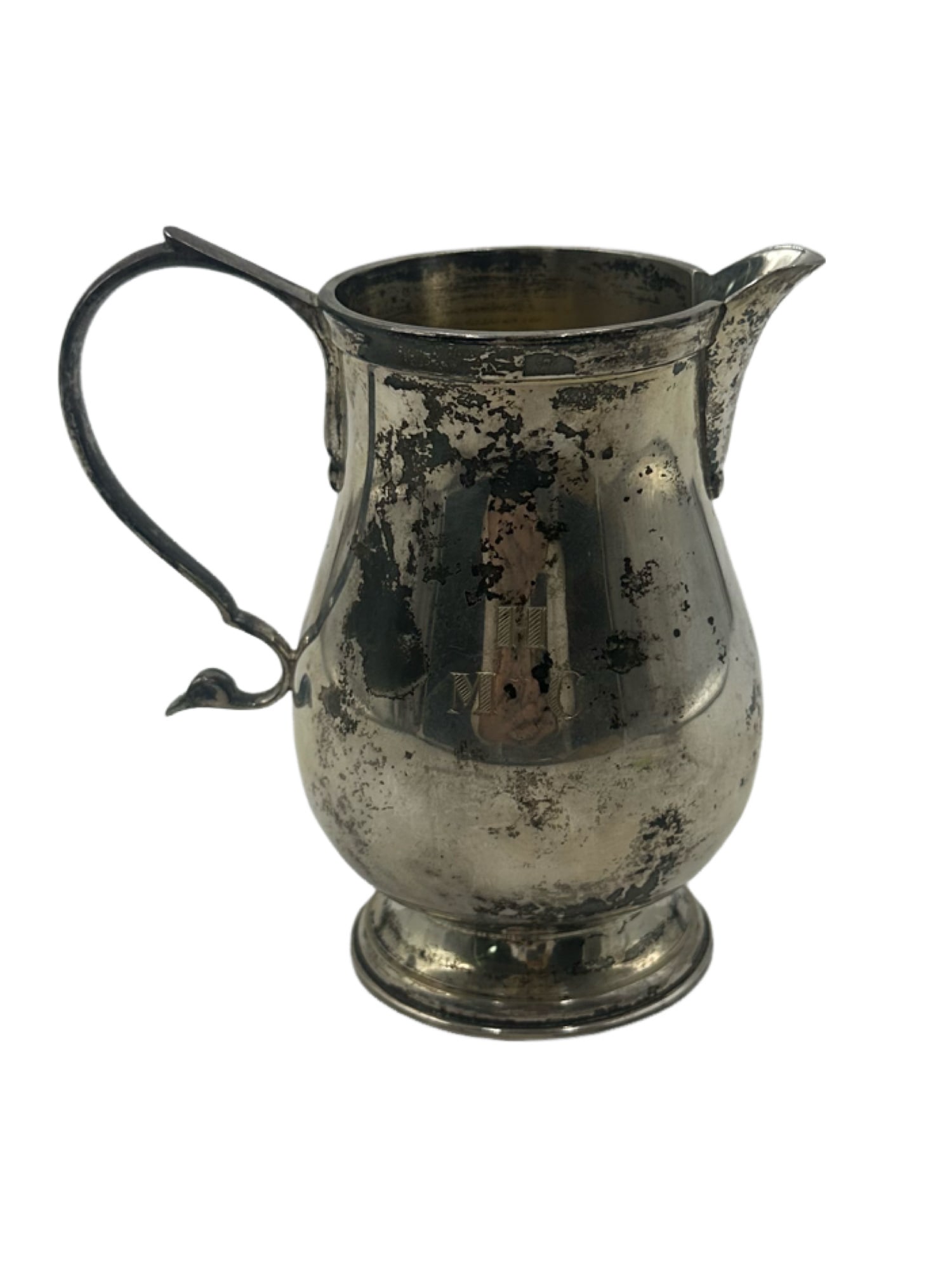 Williamsburg Stieff Monogrammed Sterling Silver Small Pitcher (1 of 3)