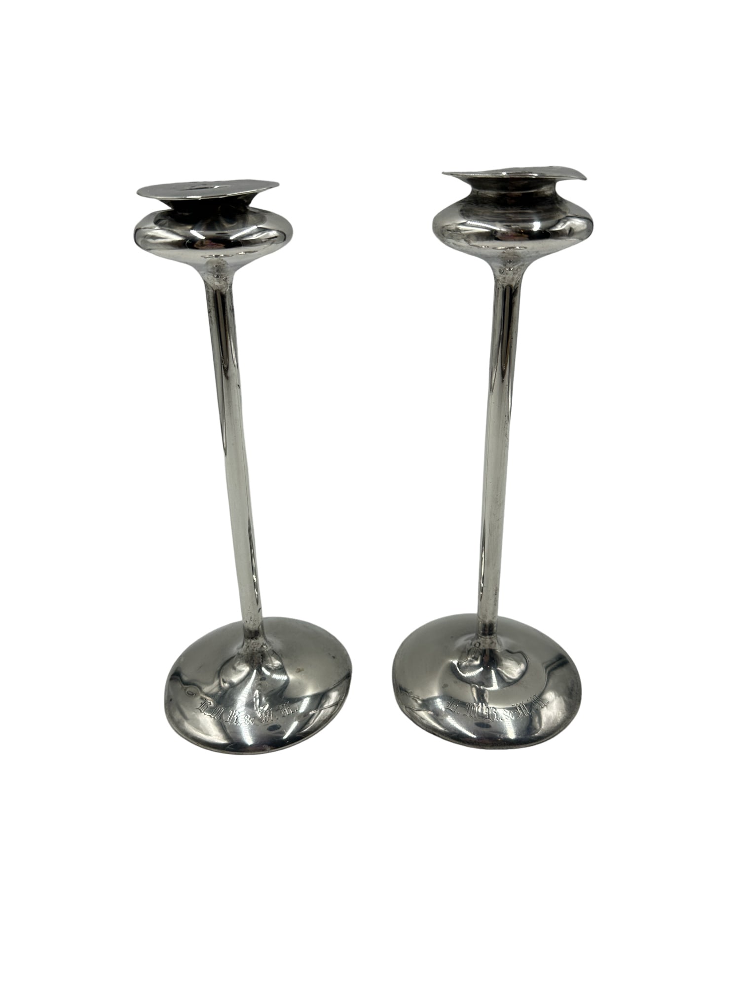 Weighted Simpson, Hall, and Miller Sterling candle sticks Charleston Estate Ravenel Middleton (1 of 8)