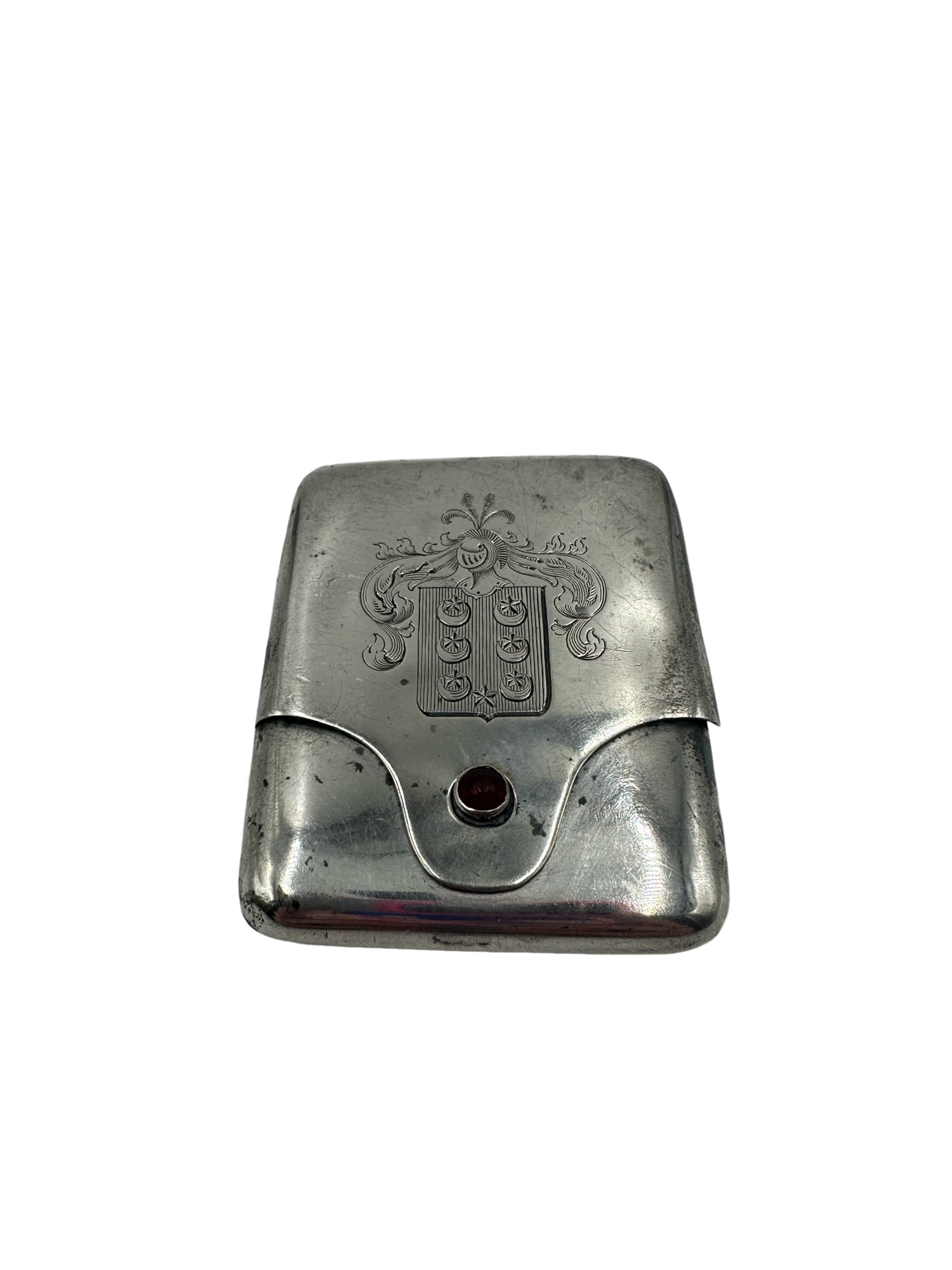 Middleton/Ravenel Charleston Estate- R. Blackinton & Co Sterling Silver Matchbox With Engraving: From The Charleston Ravenel Family - R. Blackinton & Co Sterling Silver Matchbox With Engraving of Bruce W. Ravenel Columbia South Carolina and coat of arms 2.5" x 2" 37 grams **IN HOUSE SHIPPING WITH