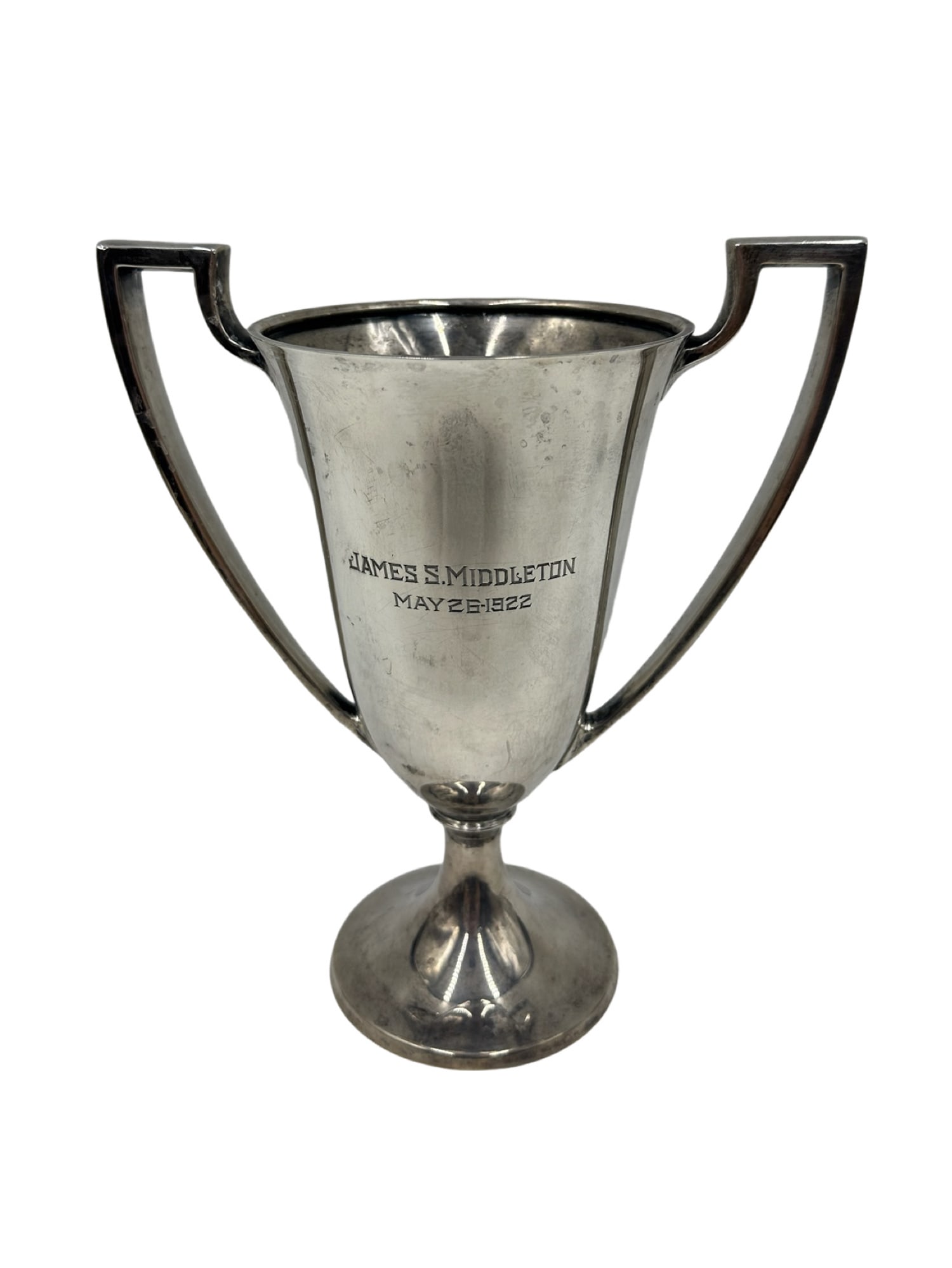 Whiting Sterling "Loving Cup" Trophy James S. Middleton Charleston Signed by his Friends (1 of 6)