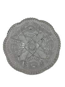 Middleton/Ravenel Estate American Brilliant Cut Glass Antique Bowl
