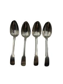 Charleston silversmith J. Eyland sterling silver spoons 4 Ravenel Middleton Estate