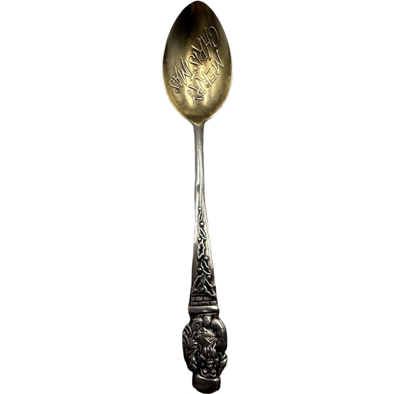 Middleton/Ravenel Estate - Sterling Silver Merry Christmas Souvenir Spoon: From The Ravenel Estate - Sterling Silver Merry Christmas Souvenir Spoon 3.5" 2 grams **IN HOUSE SHIPPING WITHIN UNITED STATES