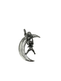 Sterling silver Giovanni Raspini Moon Angels Charm/Pendant