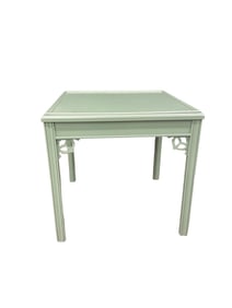 light green lacquered Chinoiserie Style Table