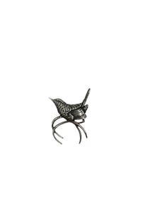 Grainger McKoy Sterling Silver Carolina Wren Pin