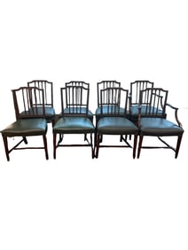 Set of 8 Edwardian Style Dining Chairs