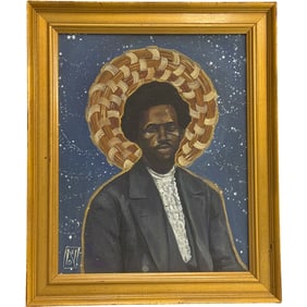 Local Artist Natalie Daise Acrylic On Canvas “Saint Robert Smalls”