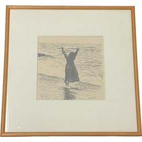Etching By Candy Y Waites former South Carolina Representative and Daughter of Edmund Yaghjian