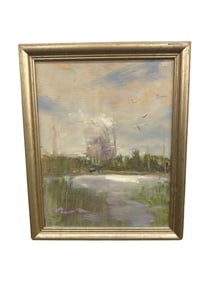 Beautiful Jose Trulijo Oil on Board