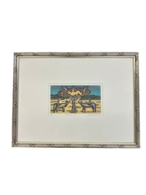 "Niño Con Fez" Framed Print by Felipe Morales 19/50