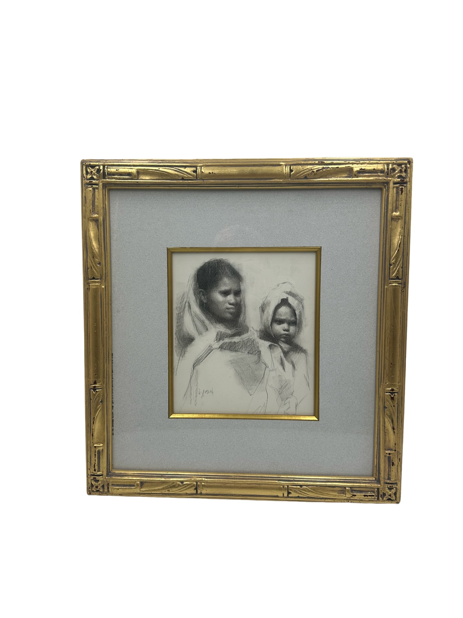 Mother and Baby by Susan Lyon (American, born 1969): View Bio. Susan Lyon grew up in Oak Park, Illinois. Her initial interest in art was sparked by a television show on Georgia O'Keeffe. She studied painting in Chicago at the American Academy of Art and