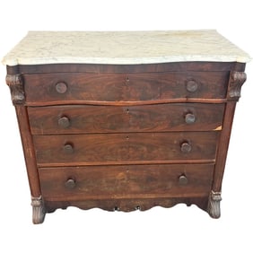 Antique Marble Top Dresser