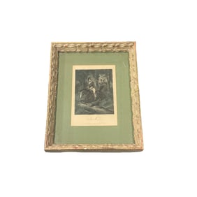 Vintage Francis Marion Swamp Fox Framed Print Johnson Fry & Co Publishers NY