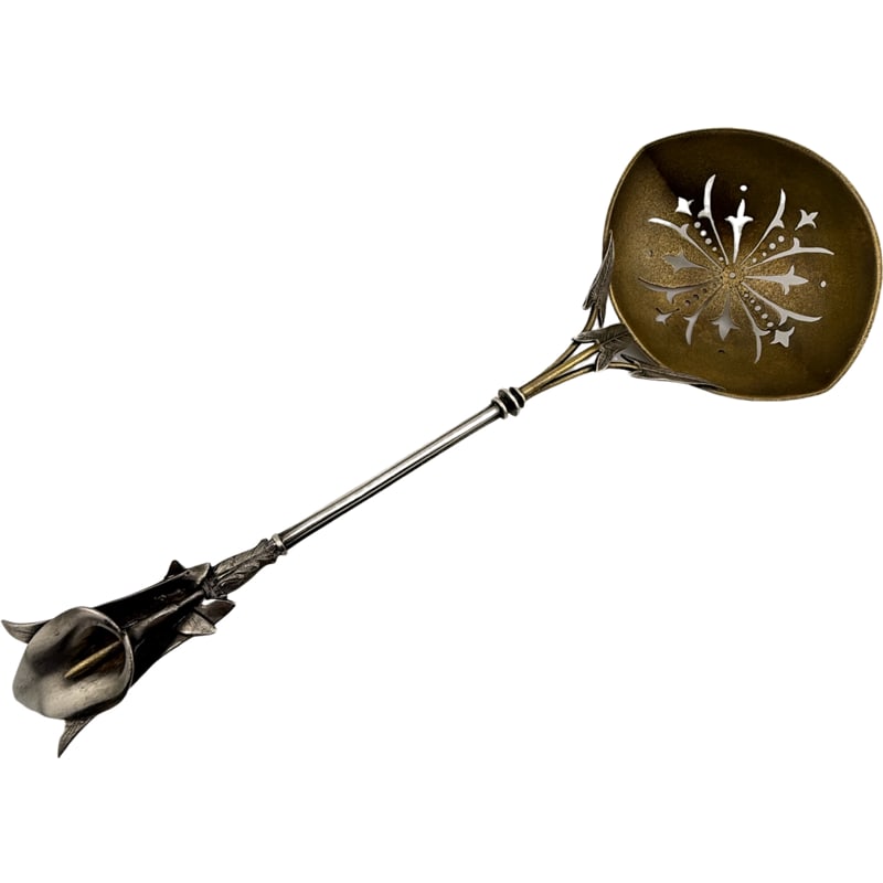 Middleton/Ravenel Estate - Whiting Sterling Silver Calla Lily Serving Spoon (1 of 5)