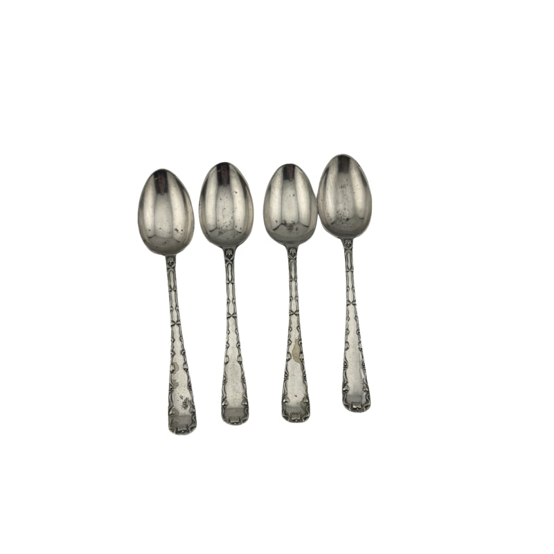 Middleton/Ravenel Estate - Mark Willis & Sons Demitasse Spoons: From The Charleston Ravenel/Middleton Family Mark Willis & Sons Demitasse Spoons 4.5" **IN HOUSE SHIPPING WITHIN UNITED STATES