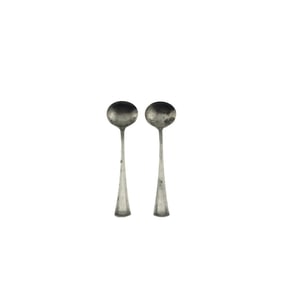 Middleton/Ravenel Estate - Dominick and Haff Sterling Silver Salt Spoons "Virginia Pattern"