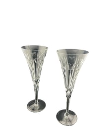 Waterford Millennium Collection Year 2000 'Love' Toasting Flute 9.25"H