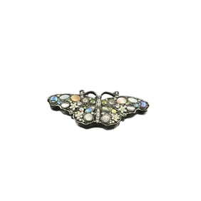 Vintage Butterfly Magnetic Brooch / Trinket Box