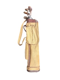 From the Charleston Ravenel/Middleton Estate - Set of Vintage Wilson Selected Golf Clubs