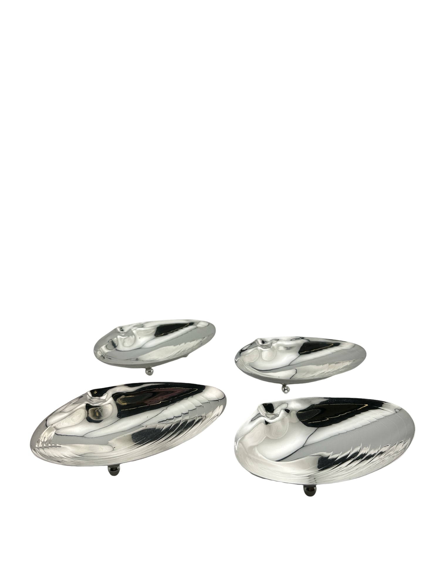 Israel Freeman & Son Silver Plate Clam Shell Trinket Dish, 20th Century (1 of 5)