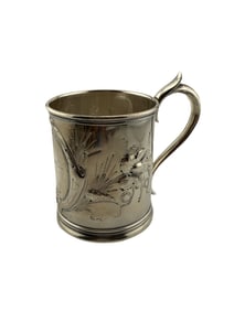 Antique Gorham? Coin Sterling Silver Cup