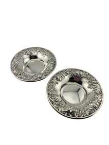 Kirk & Son Sterling Silver Repousse Candy Dishes