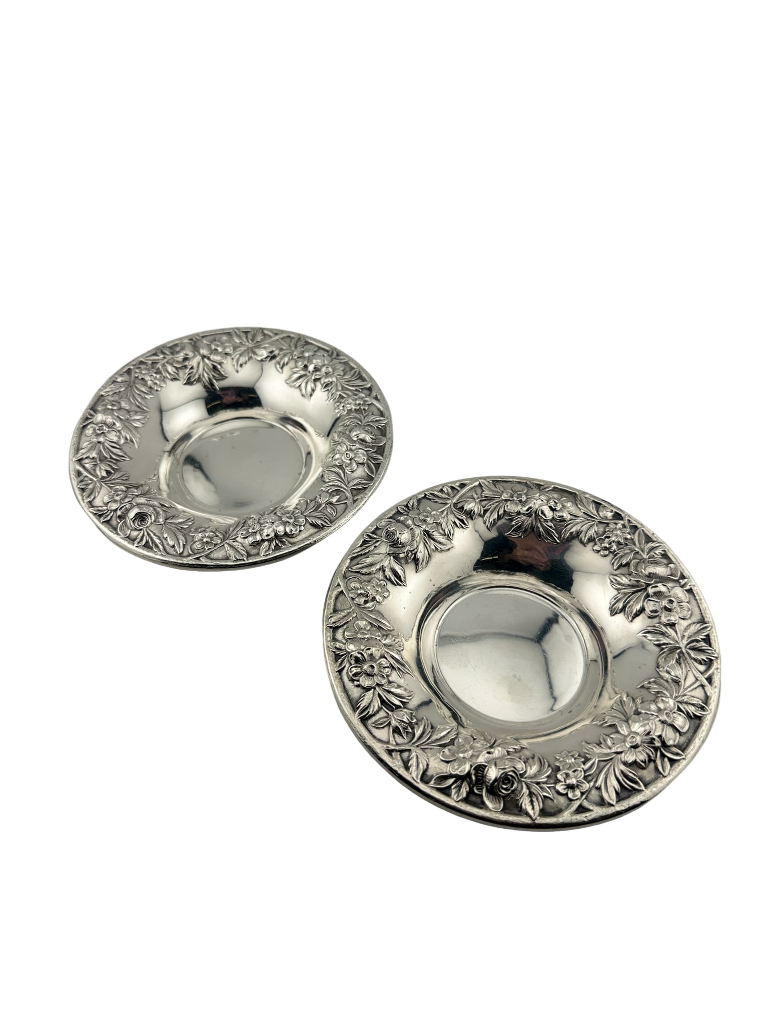 Kirk & Son Sterling Silver Repousse Candy Dishes (1 of 5)