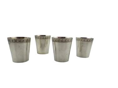 Sterling Mexico shot glass set of 4