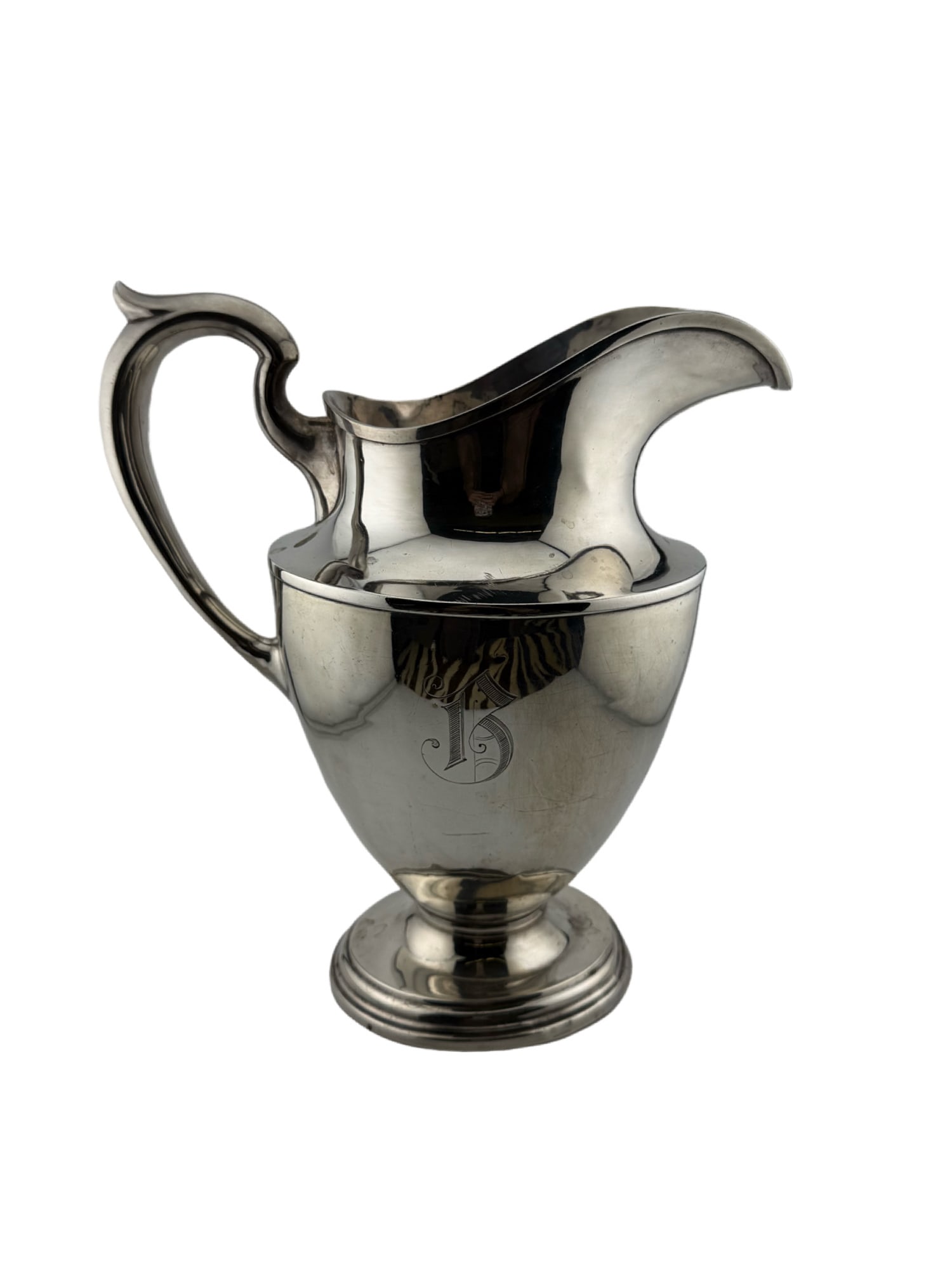 From Charleston Family Estate Monogrammed Schofield Sterling Silver Water Pitcher (1 of 7)