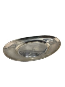 From Charleston Family Estate Gorham Sterling Silver Monogrammed Serving Oval Tray