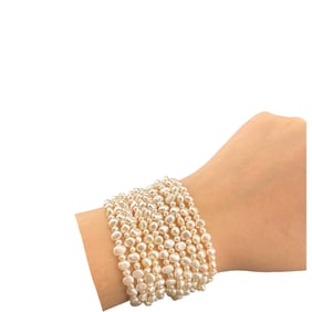 Freshwater Pearl 10 Strand Bracelet
