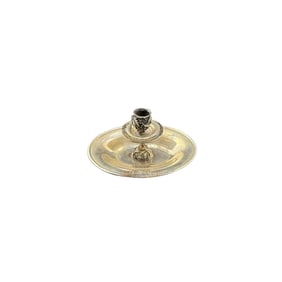 Tommaso Di Turro Antique Italian 800 Sterling Trinket Dish with Candle Holder