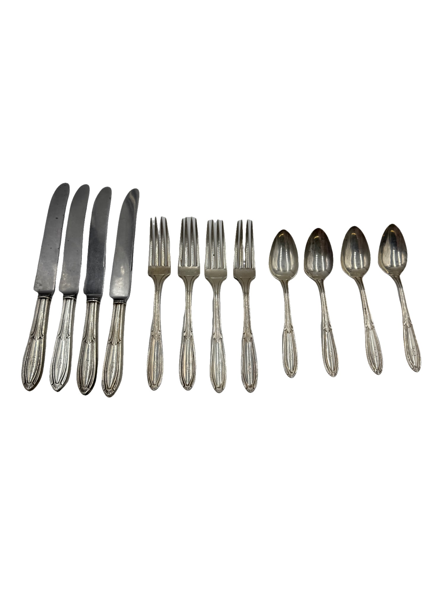 Charleston Estate - Art Deco International Sterling Silver Flatware Set (1 of 3)