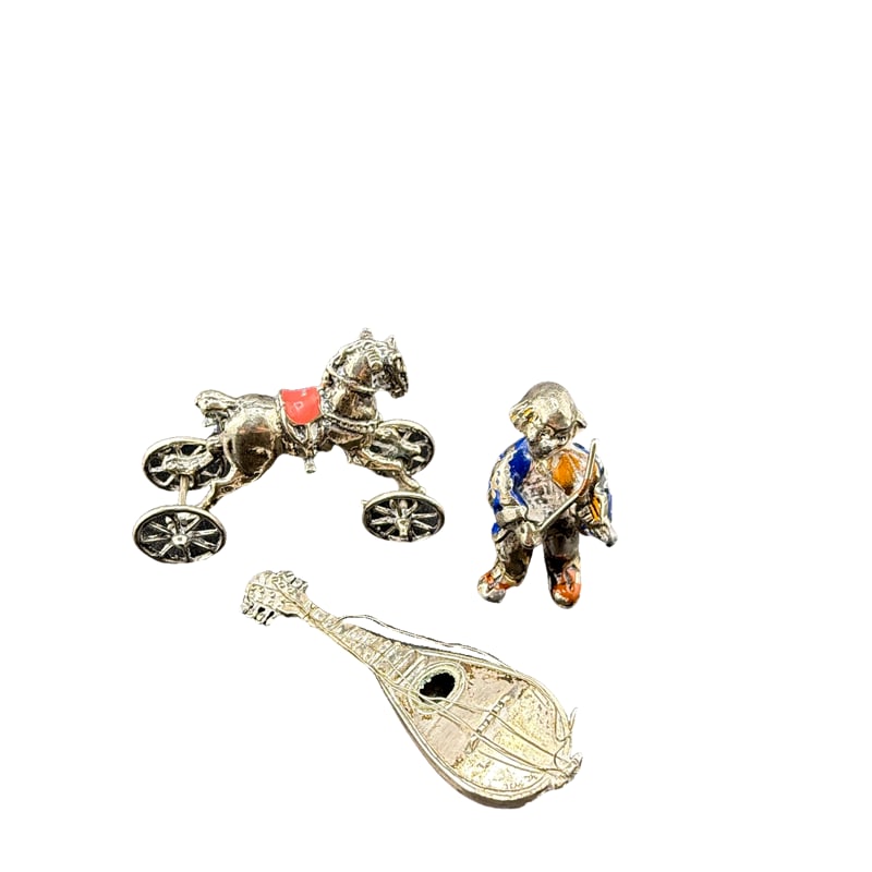 Lot of Miniature Silver Trinkets (1 of 3)