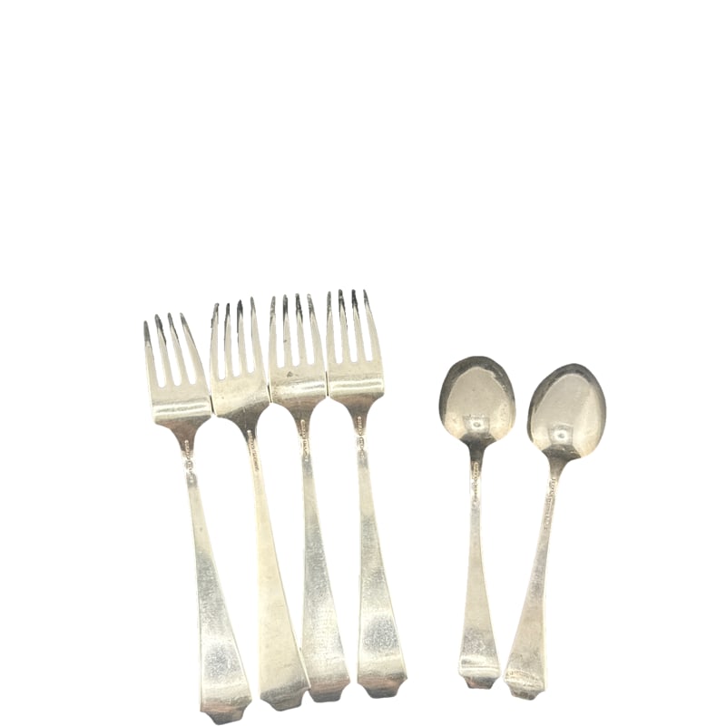 Gorham Sterling Silver Fairfax Forks and Spoons from a Charleston Estate (1 of 3)