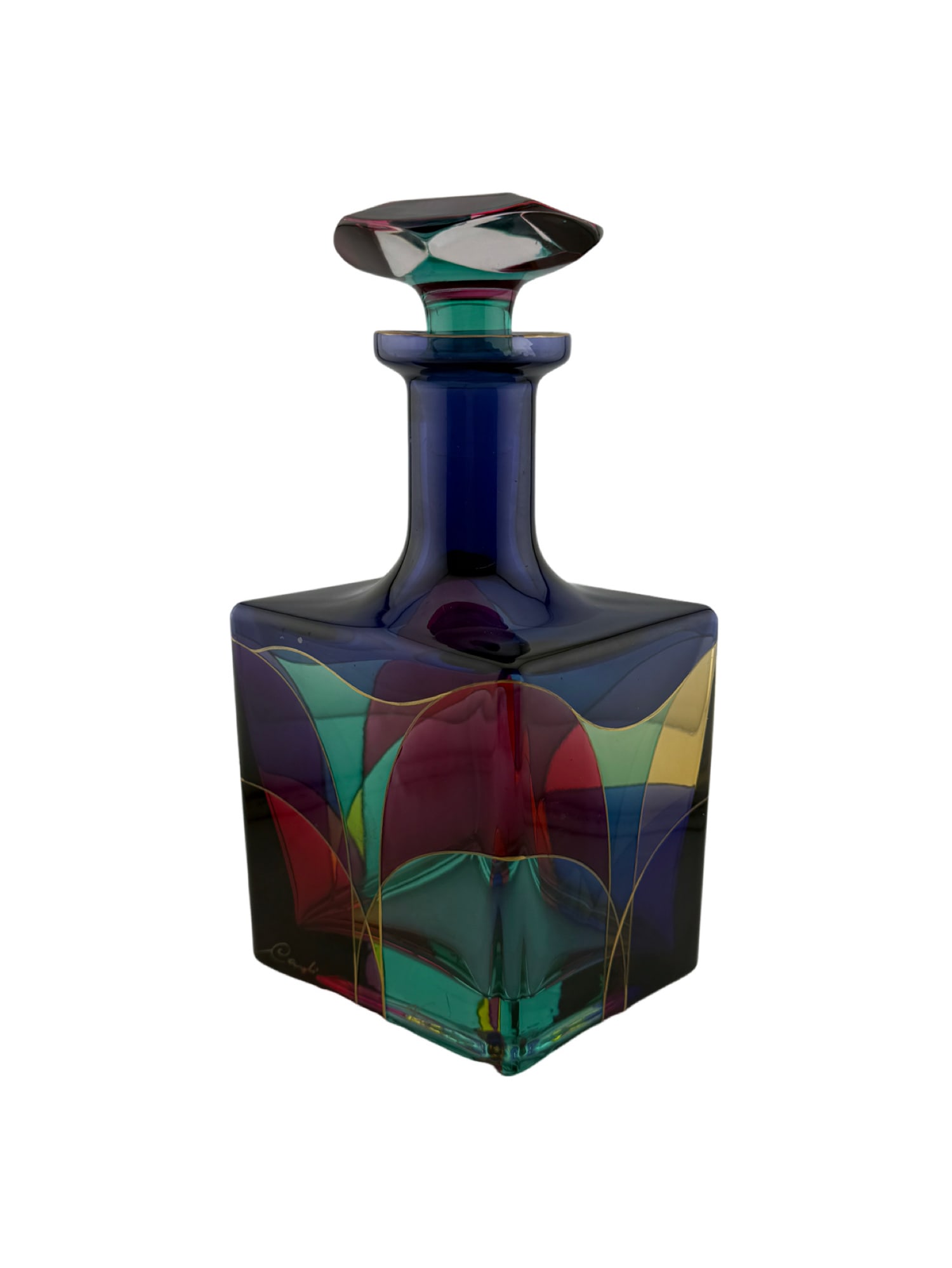 Caroli Venezia Murano Bar Glass Decanter (1 of 6)